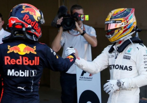 Hamilton steekt loftrompet: 'Verstappen is geweldig,  was sneller dan ik'