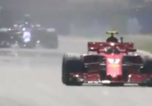 Tweede vrije training Spanje: Räikkönen valt uit met rokende motor