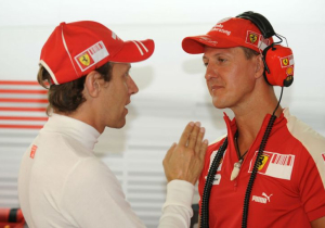 Schumacher visited 'regularly' by former Ferrari team-mate