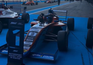 Zoon van Jan Lammers pakt eerste zege in F4: 'Lastige kwalificatie, maar daarna gewonnen'