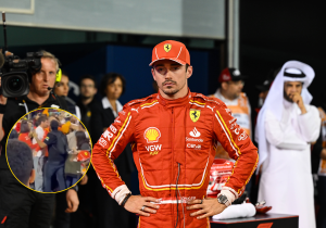 Gepassioneerde fans in Bahrein lopen Leclerc bijna onder de voet