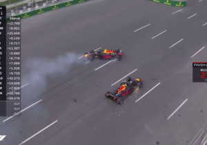Ricciardo and Verstappen wipe each other out in Baku