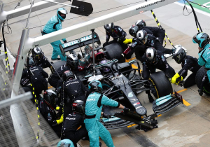 Mercedes vow to work on pit-stop prowess after "losing time" to Red Bull