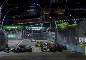 Circuit Singapore licht aangepast voor komend weekend
