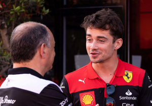 Leclerc interrupts Vasseur interview to check his pulse