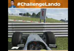 Dit is hoe de #ChallengeLando-race verliep zondagavond