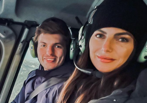 Verstappen en Kelly Piquet brengen per helikopter bezoek aan Oostenrijk