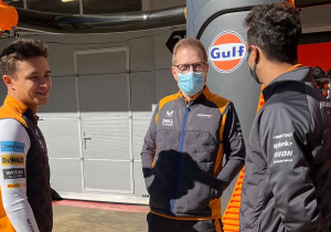 McLaren take to the track for Barcelona filming day