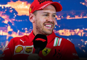 Vettel heeft weinig hoop: "Rode banden zullen het niet lang volhouden"