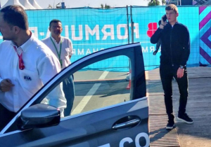 GALLERY: Verstappen's day with Formula E stewards