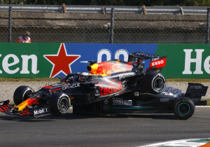 Hamilton and Verstappen's historic collision as McLaren break drought