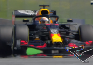 VIDEO: Verstappen valt uit door stotterende RB16