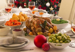 Formula 1 drivers as Christmas Dinner