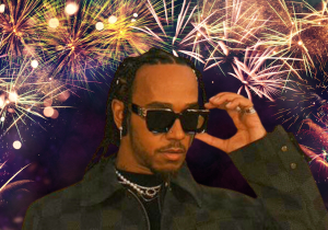 Hamilton spotted with Instagram model at glamorous New Year bash