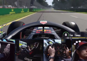 Virtueel rondje Albert Park Circuit met Max Verstappen