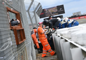 Zhou reveals fire scare during frightening British GP crash wait