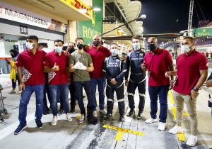 Grosjean back in F1 paddock just FOUR days after fiery crash