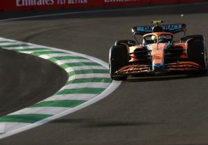 VIDEO: El roce de Lando Norris que provocó la primera bandera roja de Arabia Saudita