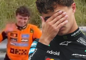 Nieuw opgedoken beelden tonen hoe F1-fans Norris opvrolijken na DNF in Zandvoort