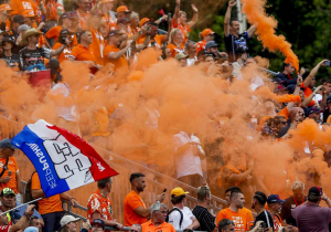 Schumacher calls on Verstappen 'Orange Army' to limit flare lighting