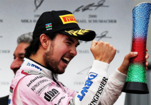 Perez keeps Baku podium after post-race scare