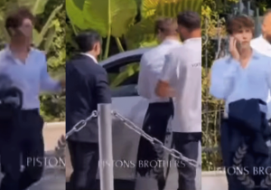 Draaiende camera's leggen opmerkelijk moment tussen gebroeders Leclerc vast