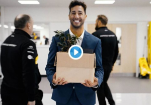 VIDEO: Ricciardo's first day at Renault