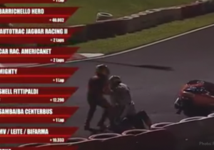 Video: Friend of Massa tries to strangle driver at the kart track