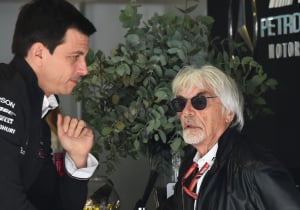 Ecclestone over gedrag Wolff: "Zou in ieder geval een Oscar moeten krijgen"
