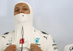 VIDEO: Bottas scheurt in Mercedes C63 AMG over circuit
