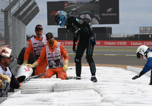 Russell urges FIA action after scary Zhou crash