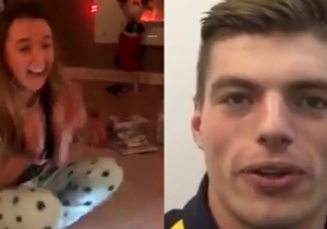 VIDEO: Max Verstappen bezorgt Amerikaanse fan kerst van haar leven!