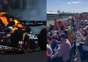 VIDEO: Australische F1-fans vieren feest nadat ze Max Verstappen zien uitvallen