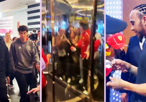 Fans bestormen F1-coureurs bij aankomst in Melbourne, Leclerc zet het op een rennen