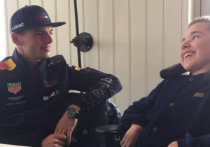 Verstappen geeft gehoor aan oproep en bezoekt doodzieke Pleun (14)