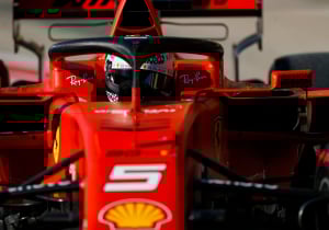 Vettel grijpt net naast pole: "Het zat ongelofelijk dicht bij elkaar"