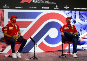 Vettel: 'Goed dat Leclerc boos was, maar podium was irrelevant voor hem'