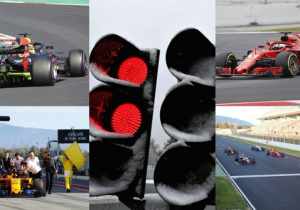 F1 testing in pictures: Records tumble, McLaren fumble and the snow!