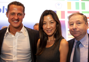 Schumacher played wingman extraordinaire to fix up Todt with Oscar-winner Yeoh