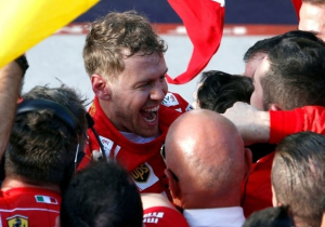 Sebastian Vettel na zijn overwinning: "Ik had gisteren al een goed gevoel"