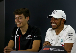 Hamilton is F1's hardest worker, says Russell