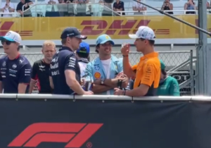 VIDEO: Norris vertelt Verstappen in geuren en kleuren over 'ongelukje' in Amsterdam