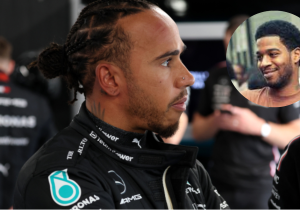 Hamilton meeting gets famous rapper Kid Cudi 'HOOKED' on F1