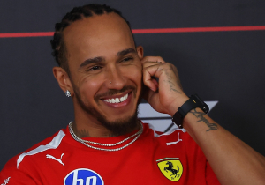 You can FINALLY buy Ferrari F1 merch with Lewis Hamilton's name on it