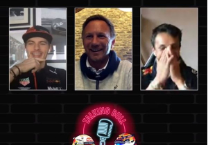 Verstappen en Horner lachen om kapsel Albon