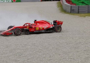 Vettel reveals damage done by practice spin