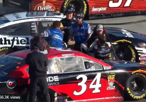 VIDEO: NASCAR drivers brawl out the car!