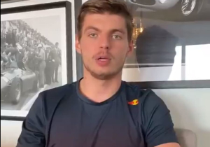 Verstappen geeft update via videoboodschap: "Hoop dat iedereen nog gezond is"