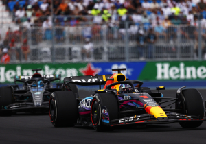 Verstappen powers to victory in Miami after battling past Perez