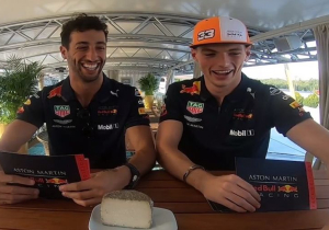 VIDEO: Verstappen en Ricciardo testen hun kennis van Italië